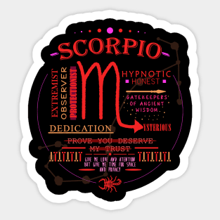 SCORPIO Sticker